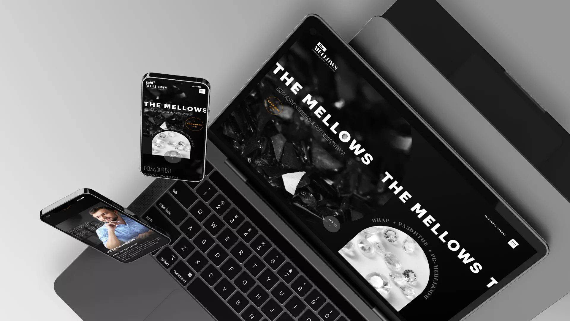 Разработка сайта креативного агентства «The Mellows» в Туапсе