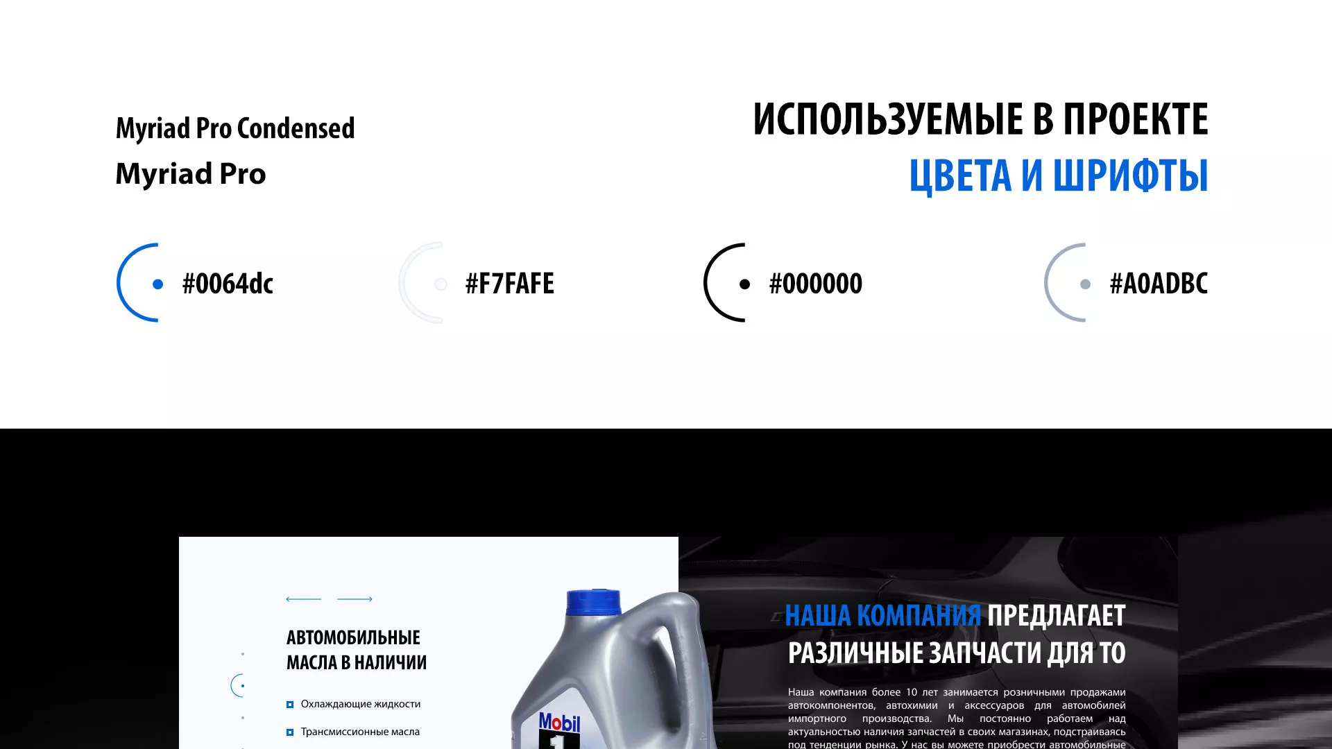Разработка сайта магазина автозапчастей «М7» в Туапсе
